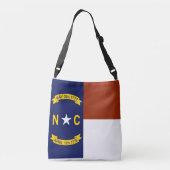 Flag Bag, North Carolina Crossbody Tas (Achterkant)