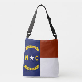 Flag Bag, North Carolina Crossbody Tas