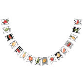 FLAG BANNER | Tweetti Frutti Birthday Party (Alle)