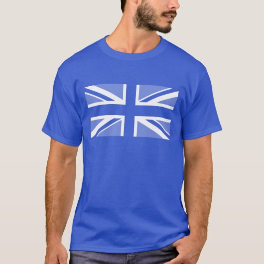 Flag bewerkbare kleuren-unie t-shirt (Voorkant)