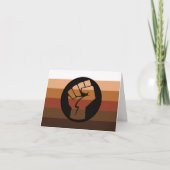 Flag bij Pride POC Feestdagen Kaart (Voorkant)