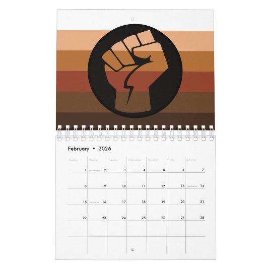 Flag bij Pride POC Kalender (Feb 2026)