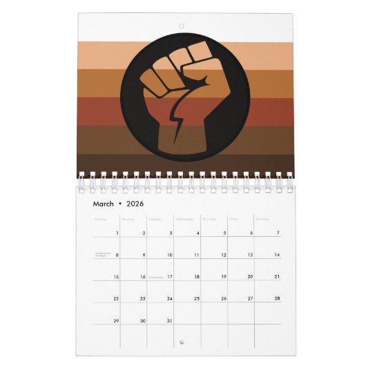 Flag bij Pride POC Kalender (Mar 2026)