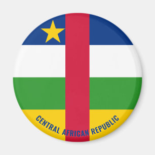 Flag charmant patriotticum in de Centraal-Afrikaan Magneet