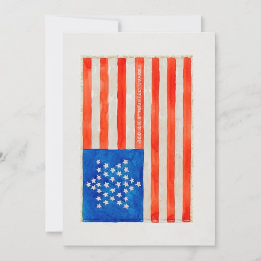 Flag Civil War (ca. 1936) door Edward Grant Kaart (Voorkant)