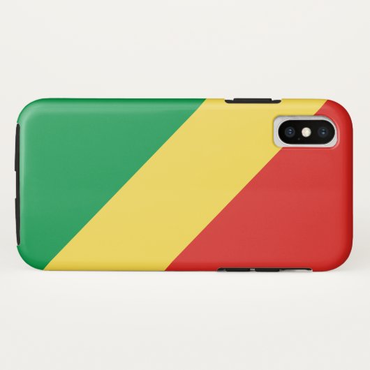 Flag Congo-Brazzaville Case-Mate iPhone Case (Achterkant (horizontaal))