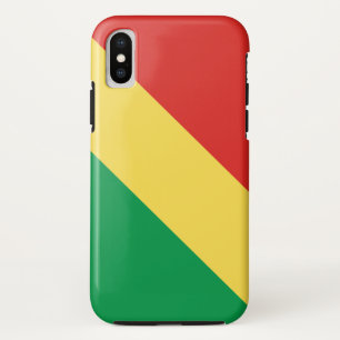 Flag Congo-Brazzaville iPhone X Hoesje