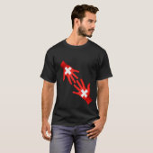 Flag Design Premium Unisex T-shirt met korte mouwe (Voorkant volledig)