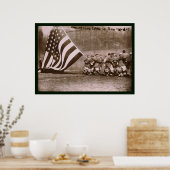 Flag Ebbets Park Baseball 1914 Poster (Keuken)