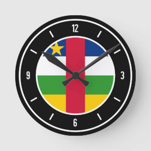 Flag Elegant Ronde Klok