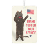 Flag en groet op de feestdag luchtverfrisser (Achterkant)