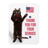 Flag en groet op de feestdag magneet (Verticaal)