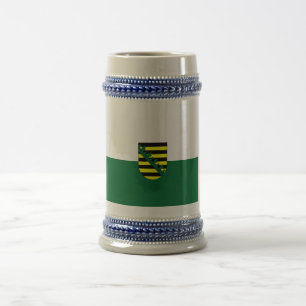 Flag Fahne Flagge Duitsland Saksen Bierpul