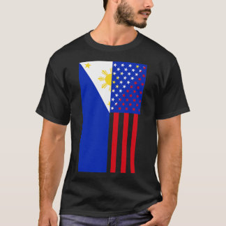 Flag Filipijnen Verenigde Staten T-shirt