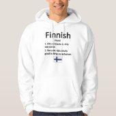 Flag Finnish Heritage Hoodie (Voorkant)