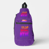 Flag Football Is Mijn Leven Sling Bag (Voorkant)