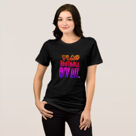 Flag Football Is M'n Leven Tri-Blend Shirt