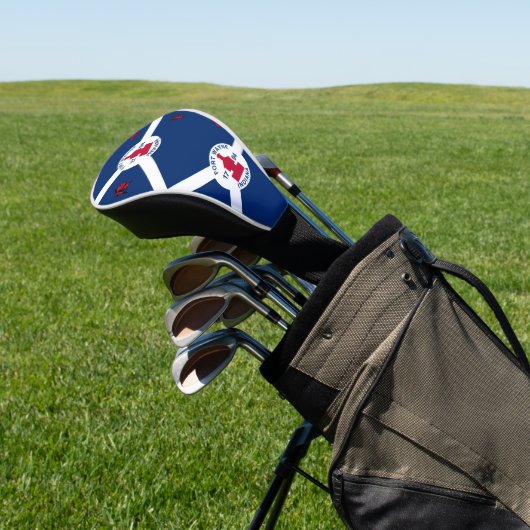 Flag Fort Wayne, Indiana Golf Head Cover (Insitu)