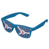 Flag Fort Wayne, Indiana Retro Sunglasses Retro Zonnebril (Gekanteld)