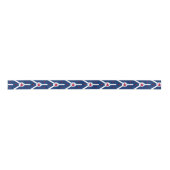Flag Fort Wayne, Indiana Satin Ribbon Satijnen Lint (Voorkant)