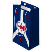 Flag Fort Wayne, Indiana Small Gift Bag Klein Cadeauzakje (Voorkant Gekanteld)