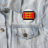 Flag Frankrijk-Basse Normandie Ronde Button 5,7 Cm (In situ)