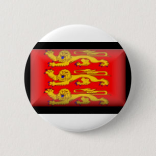 Flag Frankrijk-Basse Normandie Ronde Button 5,7 Cm