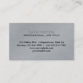 Flag geborsteld metaal USA | Patriottisch militair Visitekaartje (Voorkant)