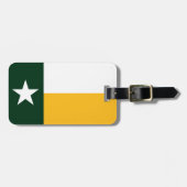 Flag Green and Gold Texas Bagagelabel (Voorkant horizontaal)
