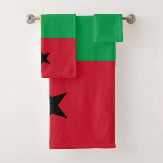 Flag Guinee-Bissau Bad Handdoek (Insitu)