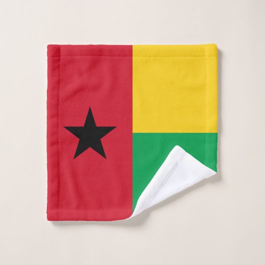Flag Guinee-Bissau Bad Handdoek (Wasdoekje)
