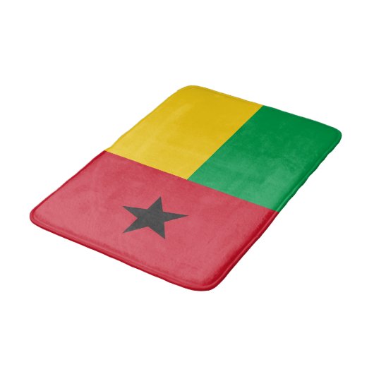 Flag Guinee-Bissau Badmat (Gekanteld)