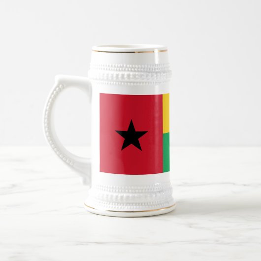 Flag Guinee-Bissau Bierpul (Links)