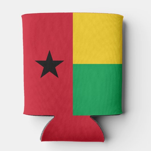 Flag Guinee-Bissau Blikjeskoeler (Achterkant)