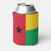 Flag Guinee-Bissau Blikjeskoeler (Blikje Achterkant)