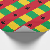 Flag Guinee-Bissau Cadeaupapier (Hoek)