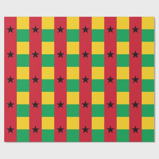 Flag Guinee-Bissau Cadeaupapier (Vlak)