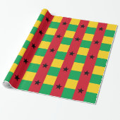 Flag Guinee-Bissau Cadeaupapier (Uitgerold)