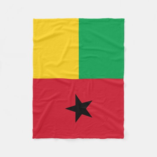 Flag Guinee-Bissau Fleece Deken (Voorkant)