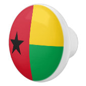 Flag Guinee-Bissau Keramische Knop (Rechts)