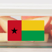 Flag Guinee-Bissau Labels (Aangebracht)