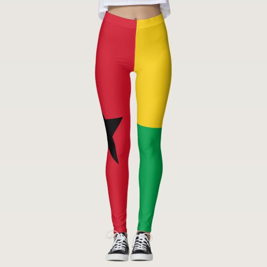 Flag Guinee-Bissau Leggings (Voorkant)