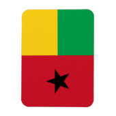 Flag Guinee-Bissau Magneet (Verticaal)