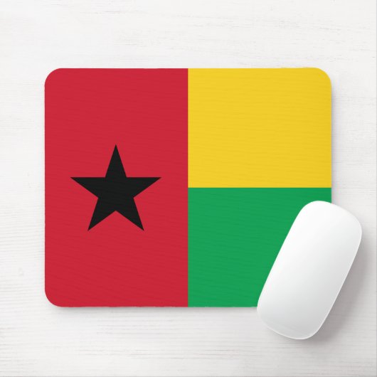 Flag Guinee-Bissau Muismat (Met muis)