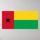 Flag Guinee-Bissau Poster (Voorkant)