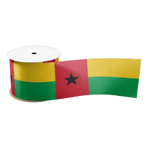 Flag Guinee-Bissau Satijnen Lint