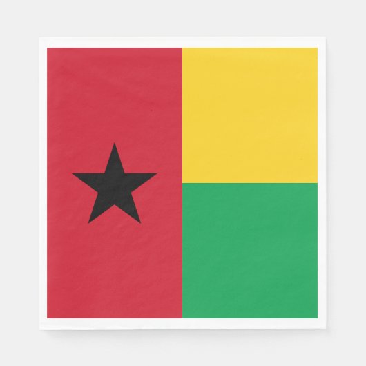 Flag Guinee-Bissau Servet (Voorkant)