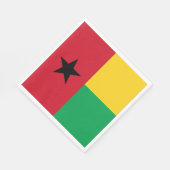 Flag Guinee-Bissau Servet (Hoek)