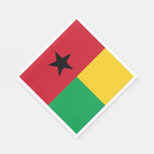 Flag Guinee-Bissau Servet (Hoek)