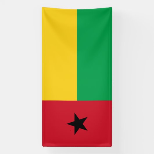 Flag Guinee-Bissau Spandoek (Verticaal)